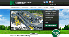 Desktop Screenshot of krausemanufacturing.com